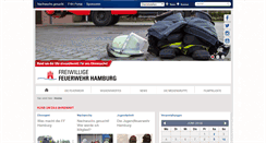 Desktop Screenshot of feuerwehr-hamburg.de